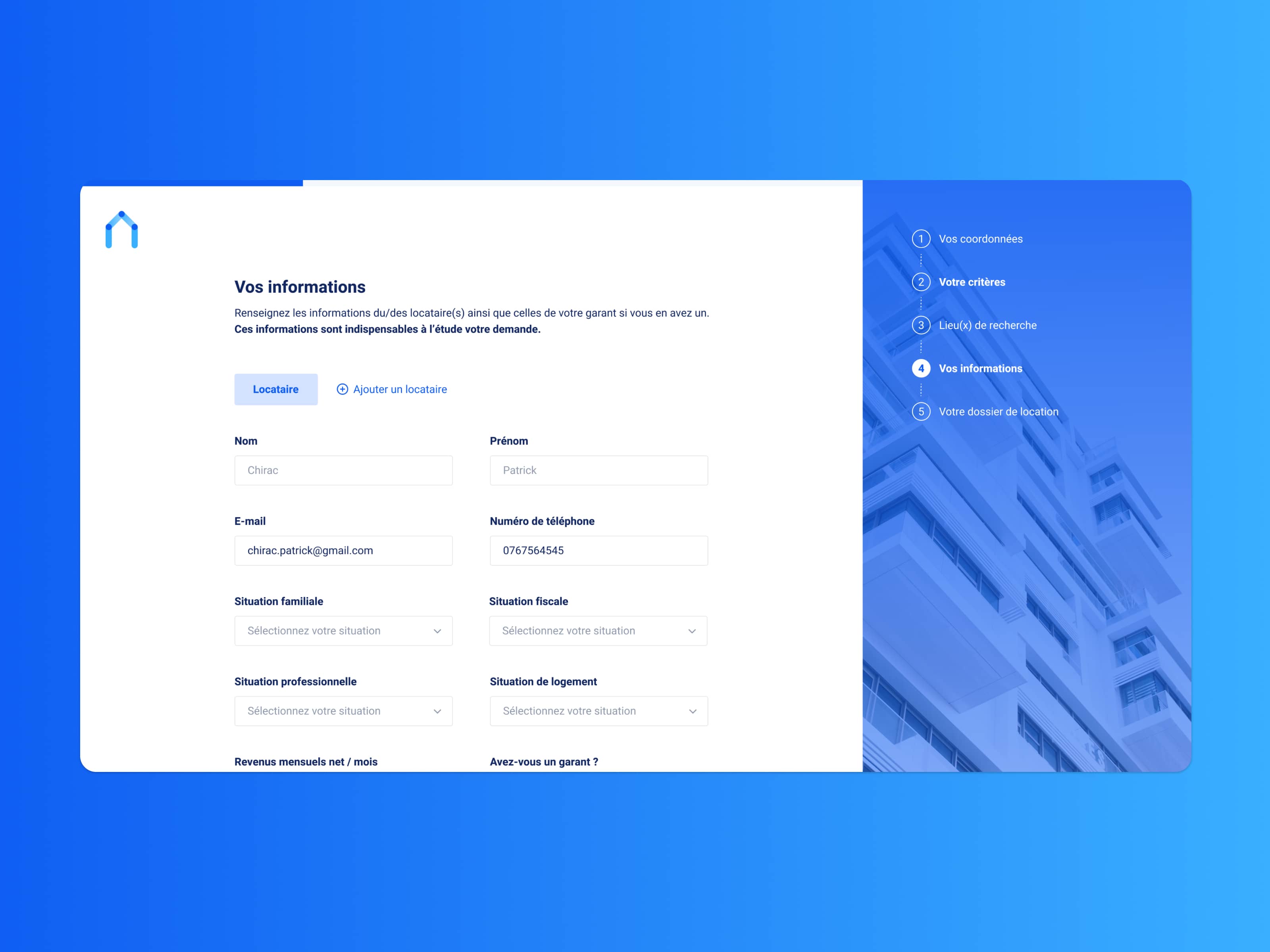 application saas particuliers citima