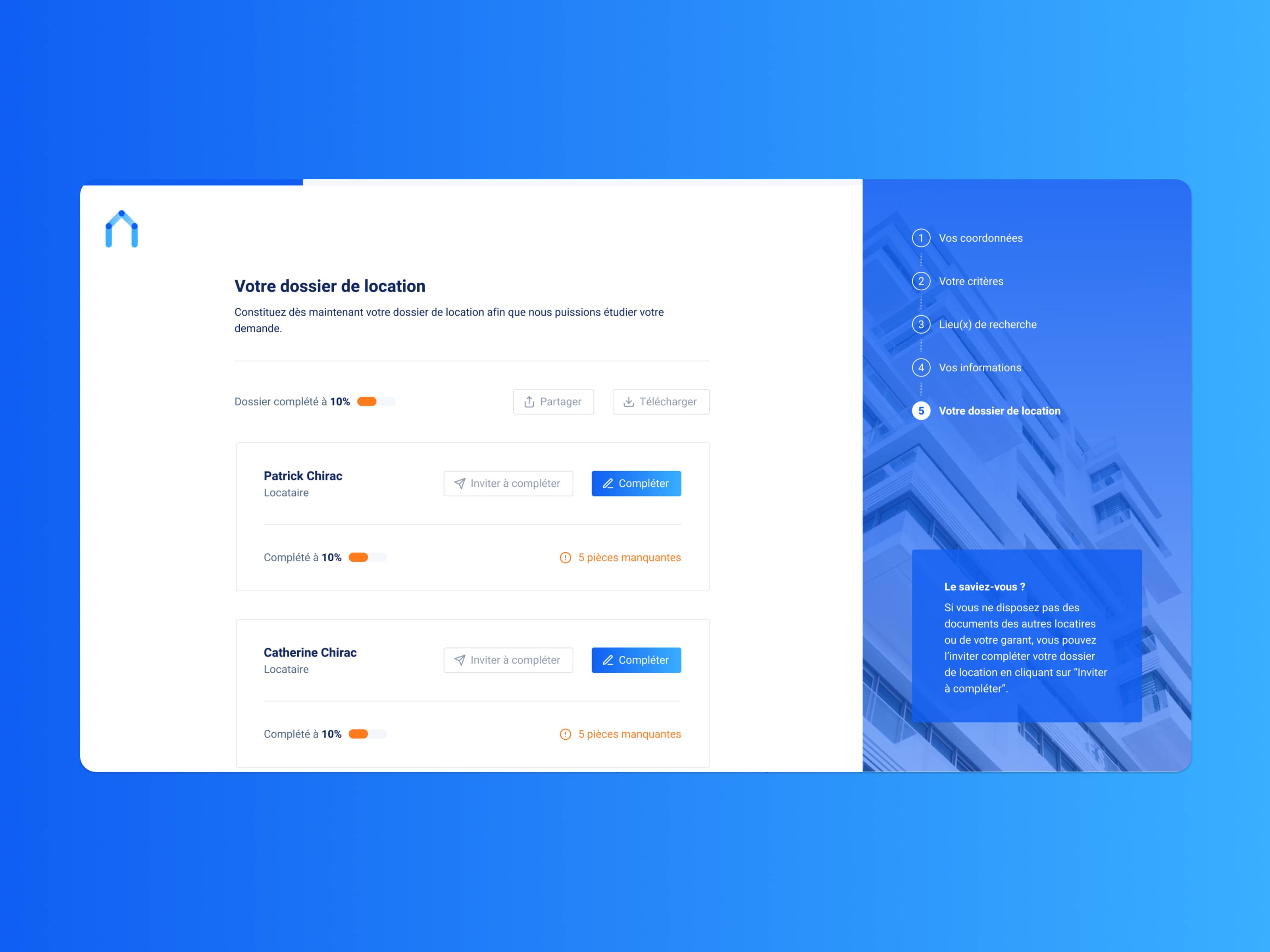 application saas particuliers citima