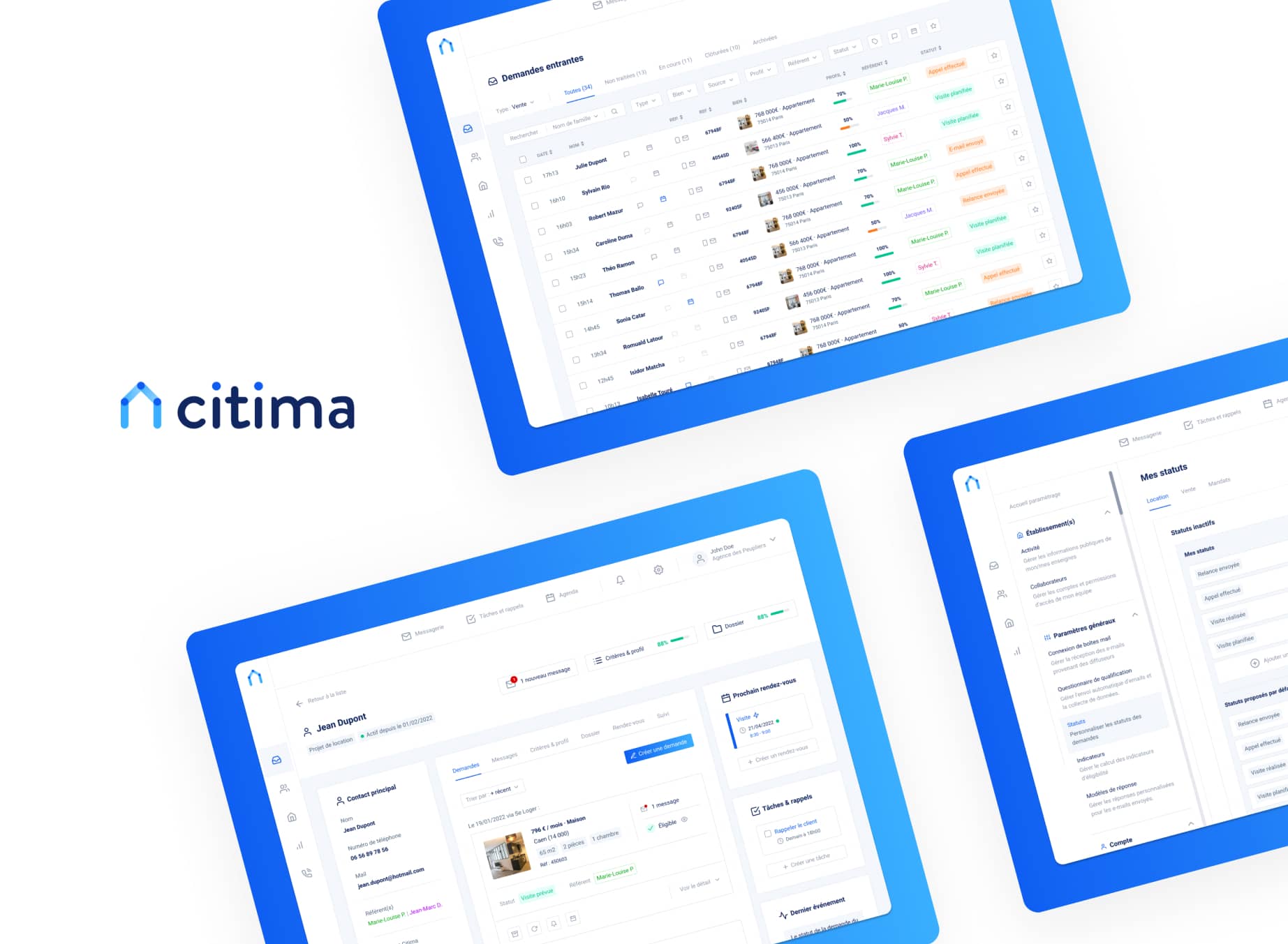 projet citima ux design ui design
